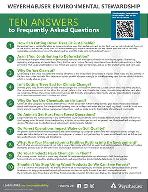 Environmental Stewardship Frequently Asked Questions